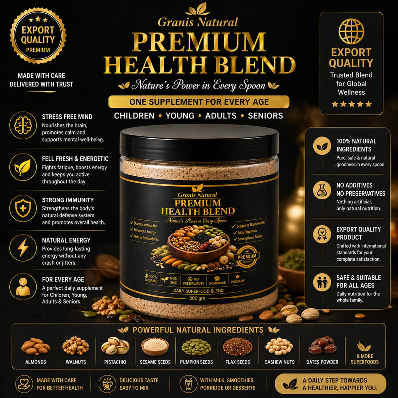 Grannis Natural – Premium Health Blend | Super Seeds & Nuts Mix (300g)