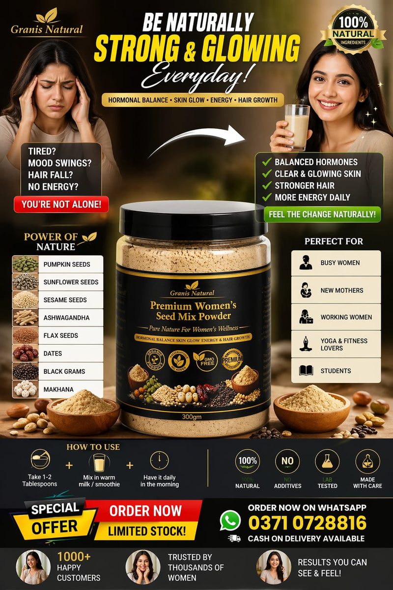 Grannis Natural – Women Wellness Seed Mix | Hormone Balance & Nourishment Blend (300g)